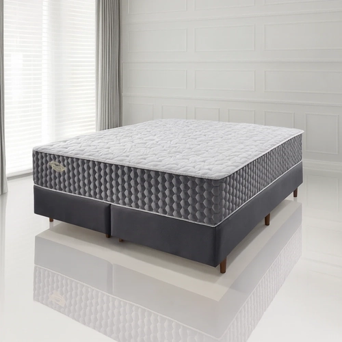 Colchão de Molas Queen Size Ecoflex Intense 158x198x35cm Azul