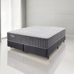 Colchão de Molas Queen Size Ecoflex Intense 158x198x35cm Azul