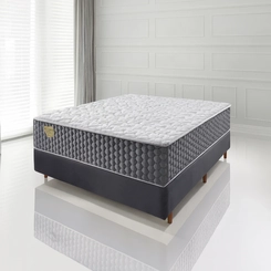 Colchão de Molas Casal Ecoflex Intense 138x188x35cm Azul