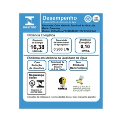 Purificador de Água Refrigerado Premium Colormaq CPUHFB Branco
