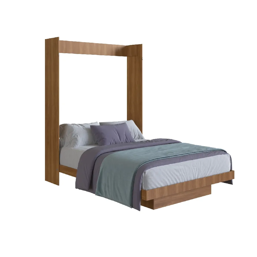 Cama Articulável Art In Móveis Vertical Casal CV140 Nogal SE