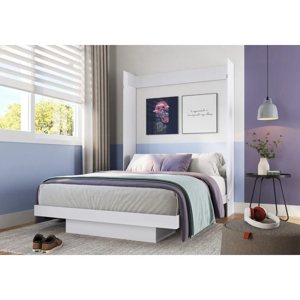 Cama Articulável Art In Móveis Vertical Casal CV140 Branco SE