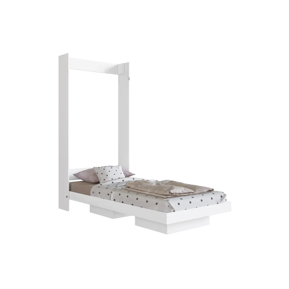 Cama Articulável Art In Móveis Vertical Solteiro CV090 Branco SE