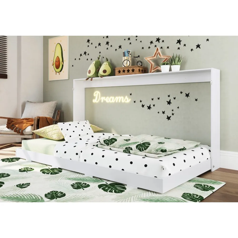 Cama Articulável Art In Móveis Horizontal Solteiro CS090 Branco SE