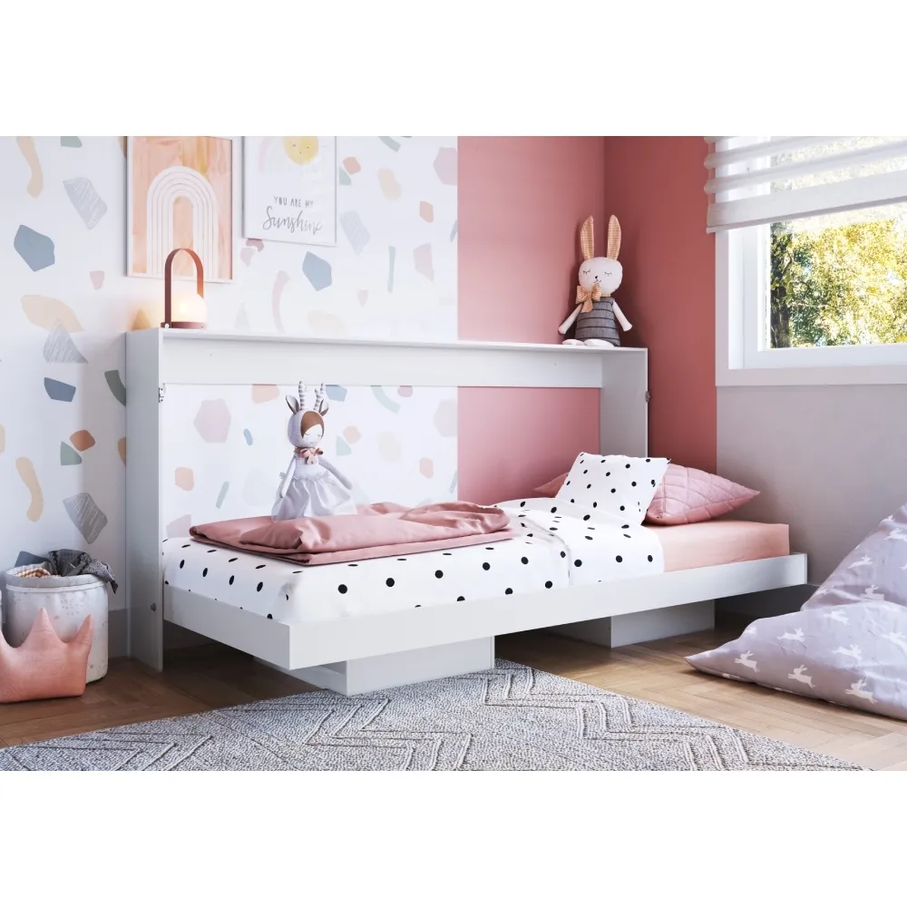 Cama Articulável Art In Móveis Horizontal Solteiro 90 Dallas Branco CH090 Branco SE