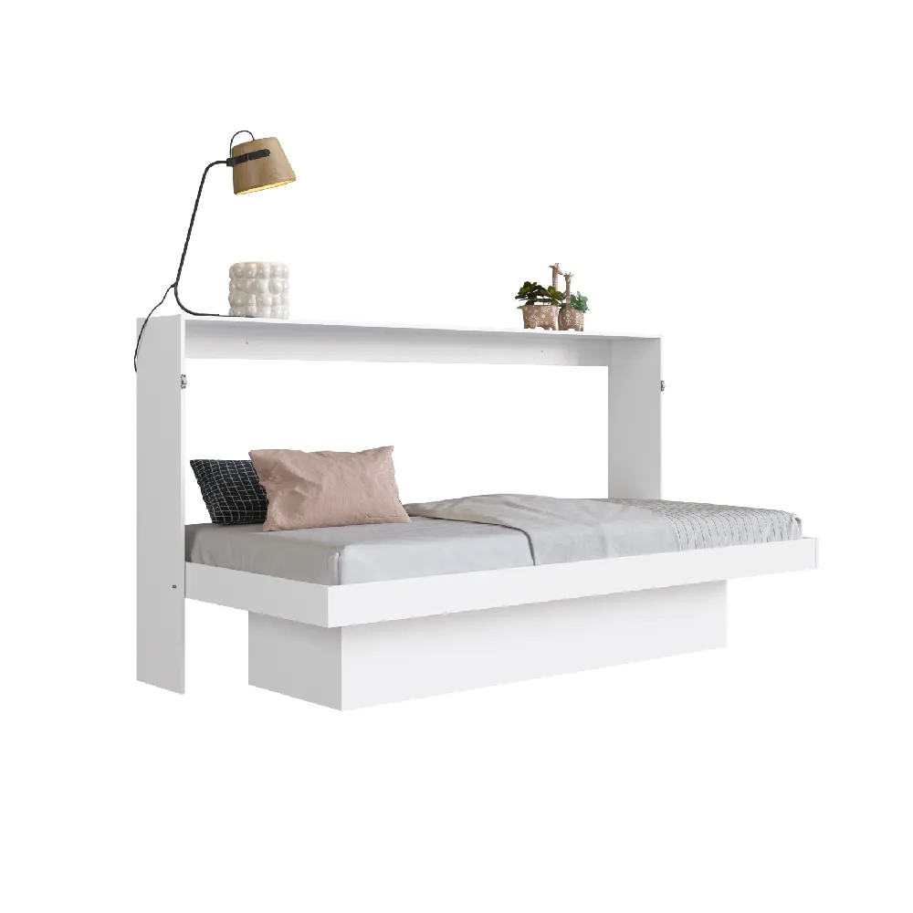 Cama Articulável Art In Móveis Horizontal Solteiro CE090 Branco SE