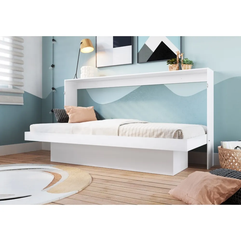 Cama Articulável Art In Móveis Horizontal Solteiro CE090 Branco SE