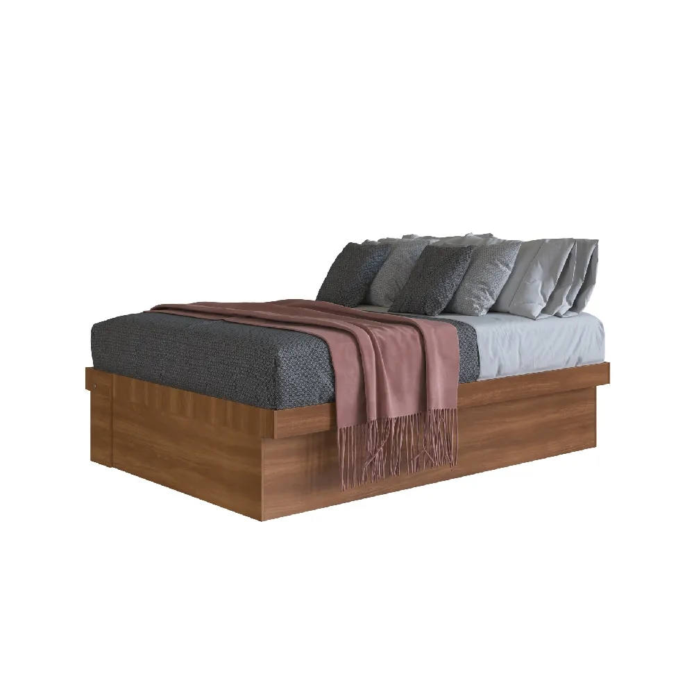 Cama Box Articulável Art In Móveis Casal CB140 Nogal SE