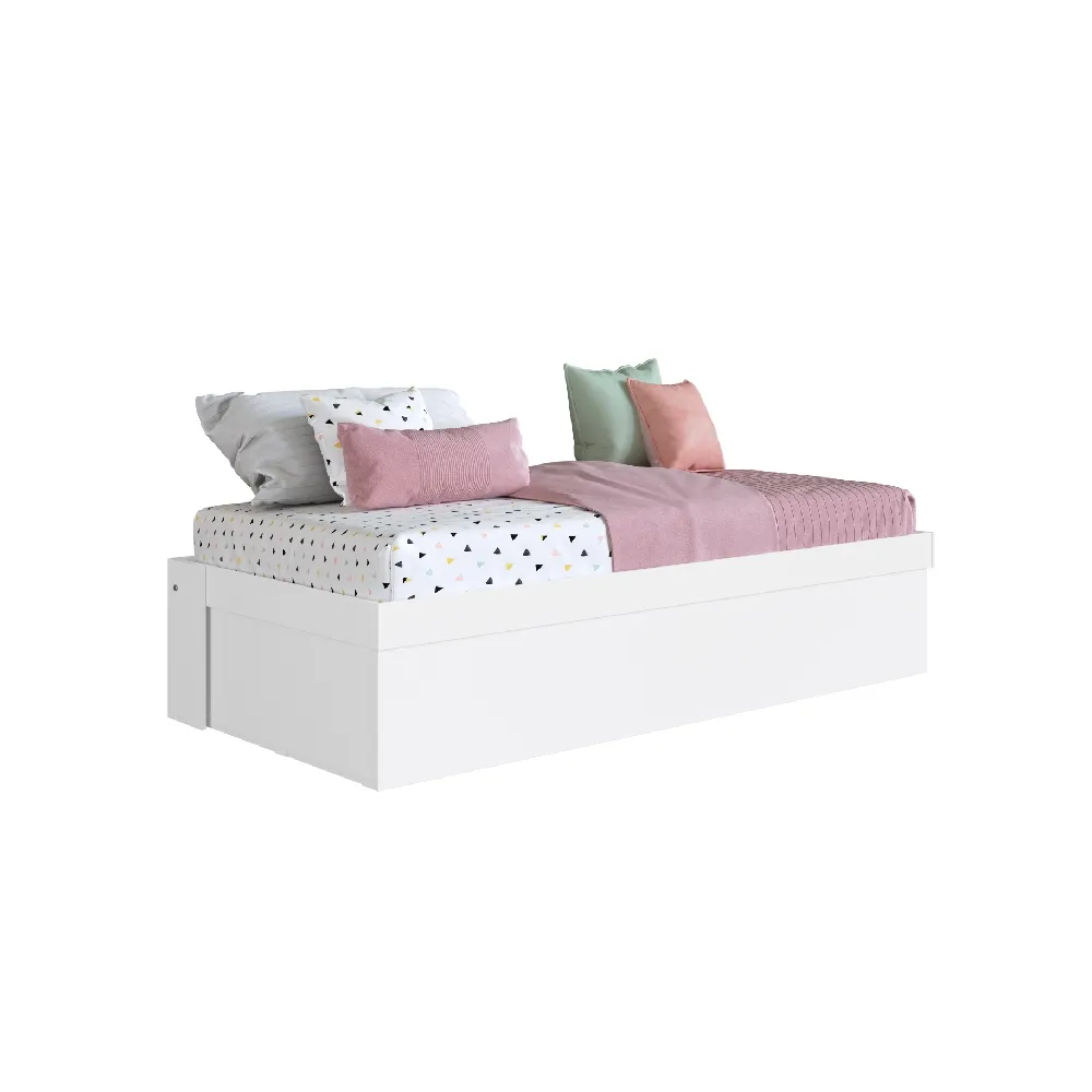 Cama Box Articulável Art In Móveis Solteiro CB090 Branco SE