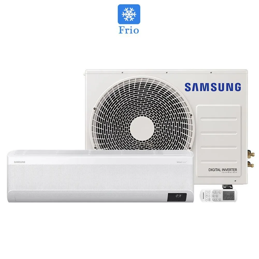 Ar Condicionado Split Inverter Samsung WindFree™ 22000 BTU Frio  Branco Inverter 220V