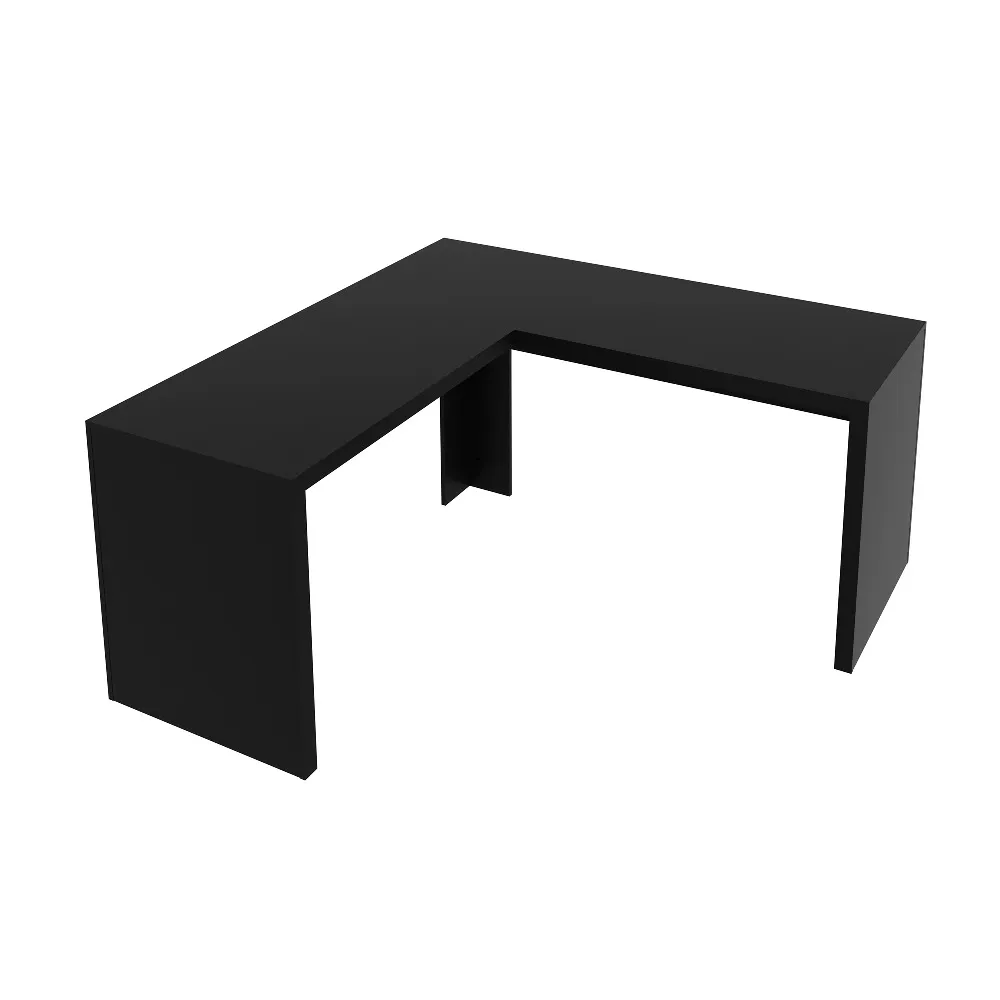 Mesa para Escritório Angular Tecno Mobili ME4116.0007 Preto SE