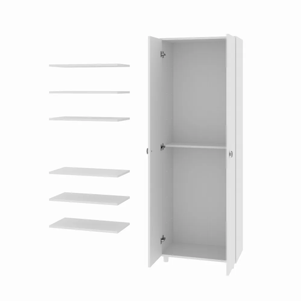 Estante Tecnomobili 2 Portas 7 Prateleiras AM3108.0001 Branca SE