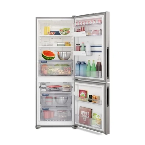 Geladeira 2 Portas Frost Free Inverter 490L Electrolux IB7S Inox