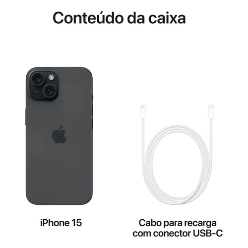 iPhone 15 Apple 128GB Tela 6.1