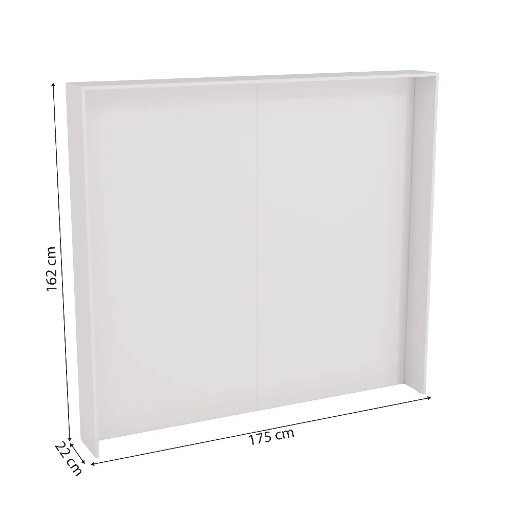 Painel Cabeceira Kappesberg Adapt N546 Branco SE