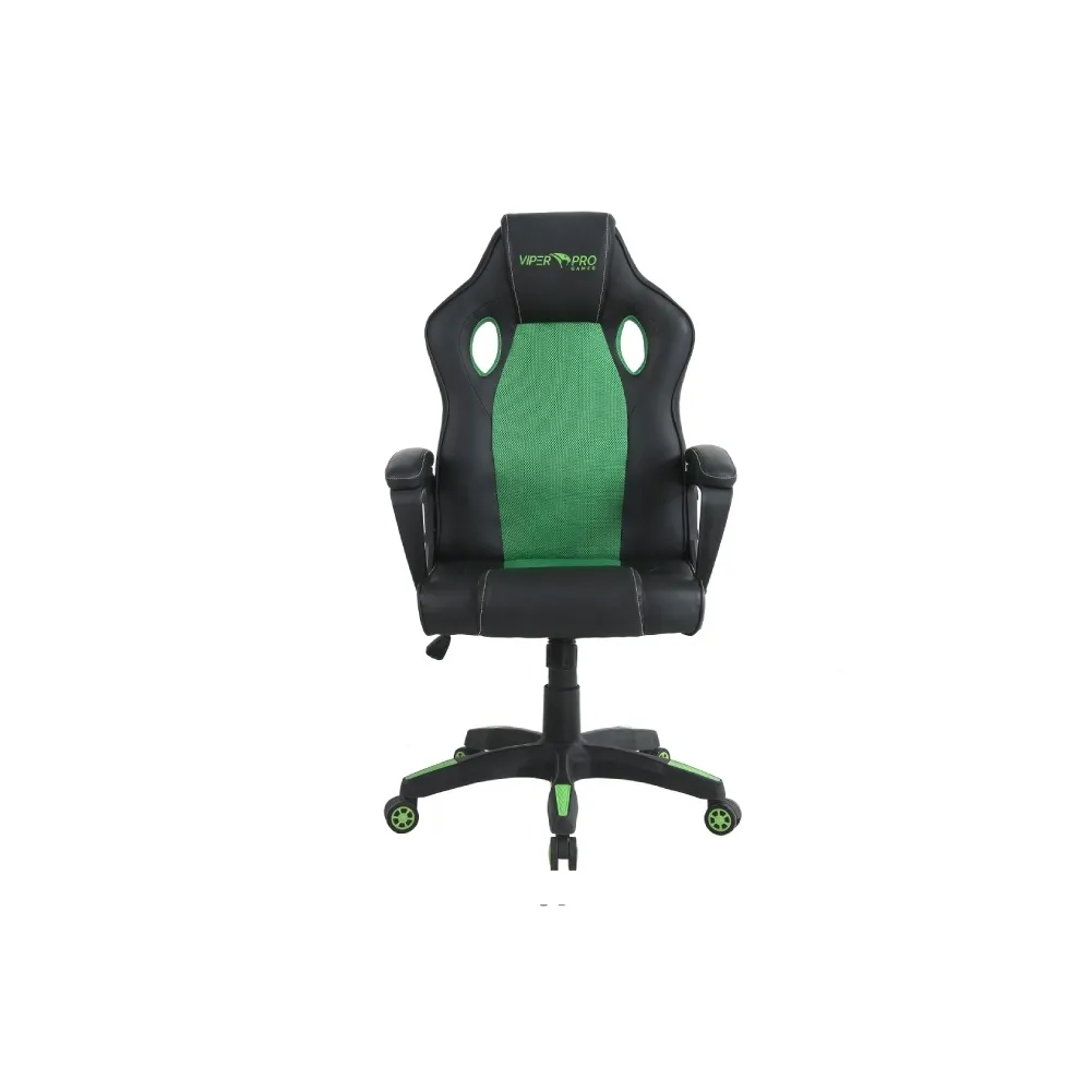 Cadeira Gamer Vivensis Viper Pro Python VI-401 Preta/Verde