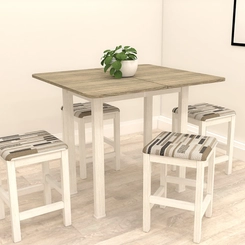 Conjunto com 4 Banquetas Baixas Móveis Canção T93 2904.054 Canela Ártico