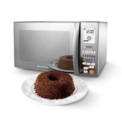 Micro-Ondas Brastemp 38L com Porta Espelhada BMJ38ARBNA Inox