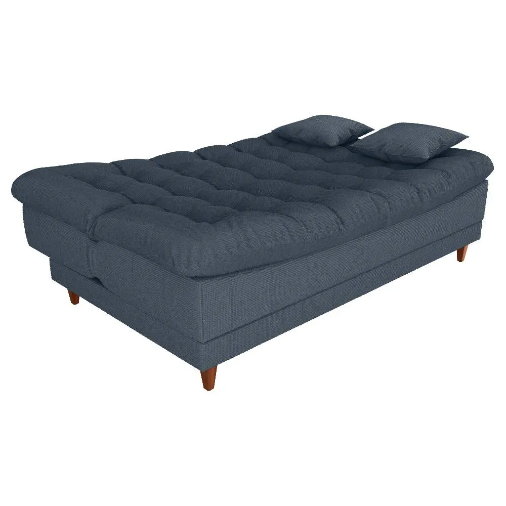 Vira-Cama 3 lugares Duda Matrix 00577.0 Azul SE