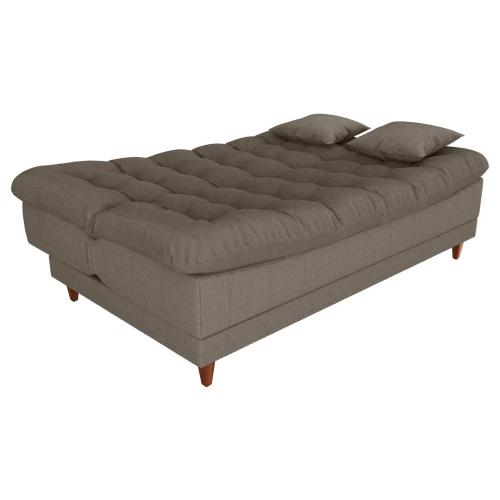 Vira-Cama 3 lugares Duda Matrix 00577.0 Marrom SE