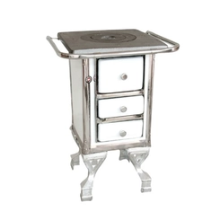 Fogão a Lenha Nº 0 Pequeno Sem Forno Maestro Minuano 00400 Branco