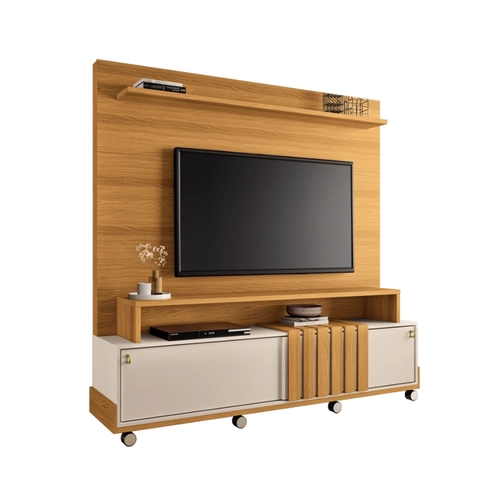 Home para TV até 65" HB Móveis Bold Cinamomo/Off White