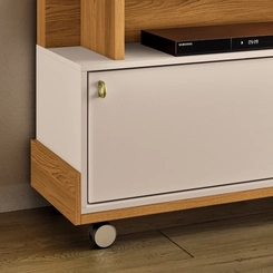 Home para TV até 65" HB Móveis Bold Cinamomo/Off White
