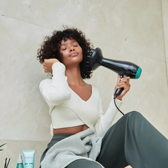 Secador de Cabelo 2.100W 2 Temperaturas Gama Babosa 2810 Preto
