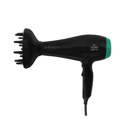 Secador de Cabelo 2.100W 2 Temperaturas Gama Babosa 2810 Preto