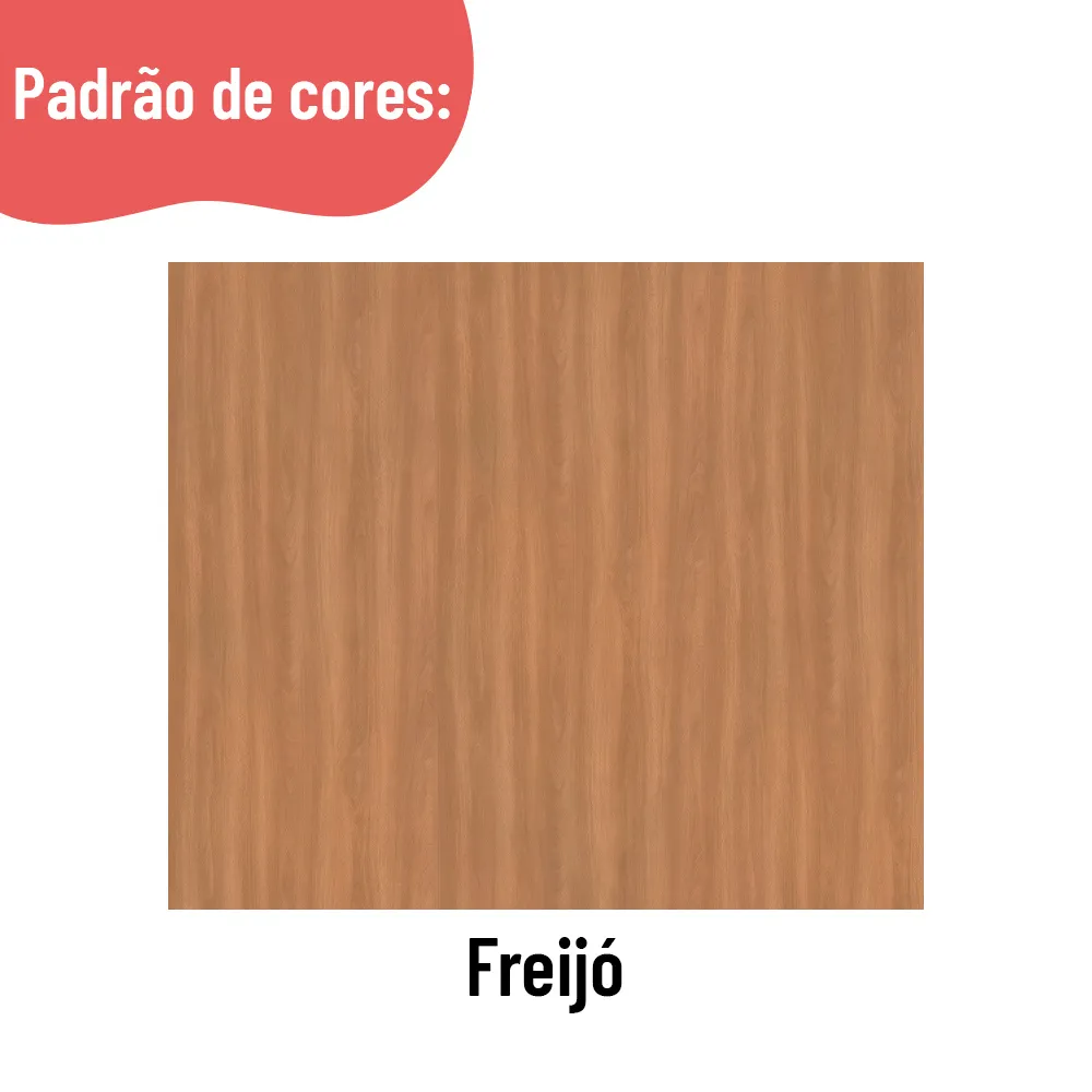 Aéreo 120CM Telasul Macadâmia 1 Porta 914003-01 Freijó