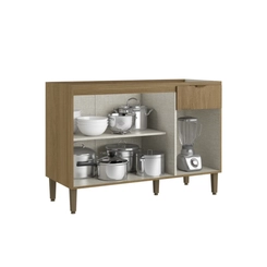 Balcão 120cm THB 3 Portas Magnólia CM190 Naturale