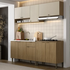 Balcão 120cm THB 3 Portas Magnólia CM190 Naturale