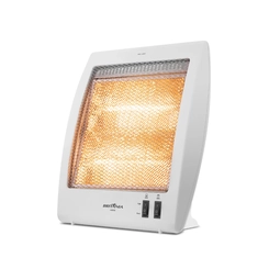 Aquecedor Elétrico Halógeno 800W 2 Potências Britânia AB800B Branco