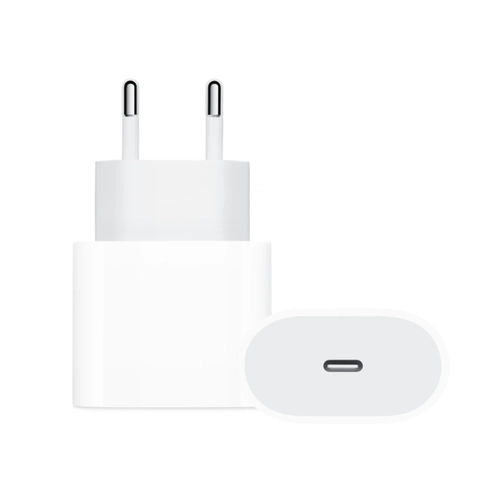 Carregador Adaptador Fonte iPhone USB-C 20W Apple MUVU3BZ/A Branco