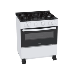 Fogão 5 Bocas Mesa de Vidro Venax Bivolt Branco