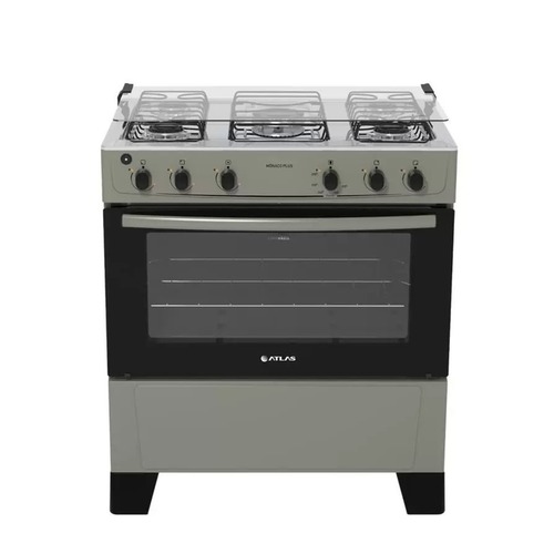 Fogão 5 Bocas Atlas Mônaco Plus Inox - Bivolt - 300000771