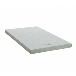 Colchonete de Espuma Dobrável 78cm Ortobom Branco/Azul