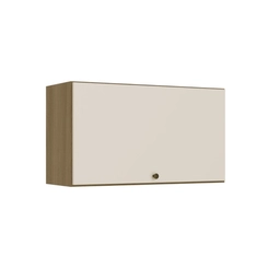 Aéreo 80cm THB Magnólia 1 Porta Basculante CM142 Naturalle/Off White