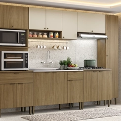 Balcão 80cm THB 2 Portas Magnólia CM220 Naturale