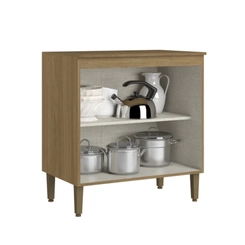 Balcão 80cm THB 2 Portas Magnólia CM220 Naturale