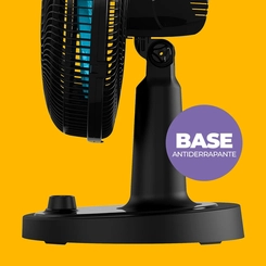 Ventilador de Mesa com 6 Pás 40cm 140W Cadence VTR420 Preto/Azul