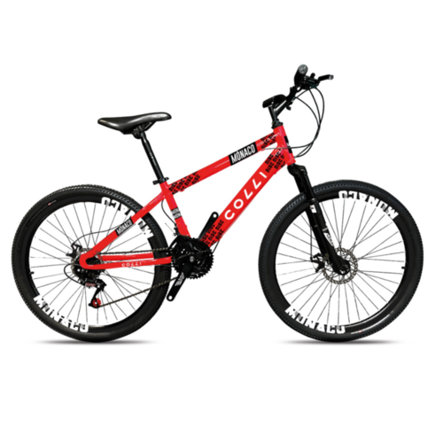 Bicicleta Colli Bike Monaco Disc M Aro 26 Susp. Dianteira 21 Marchas - Vermelho