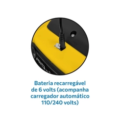 Quadriciclo ATV Elétrico Infantil 6V Bandeirante 2667 Amarelo/Preto