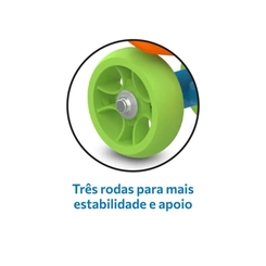 Patinete Infantil 3 Rodinhas Bandeirante Meu 1º Patinete 1562 Azul