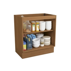 Balcão 80cm Kappesberg Ciela 2 Portas R625 Canela