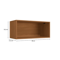 Aéreo 80cm Kappesberg Ciela 1 Porta R648 Canela/Azul Profundo