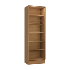 Cristaleira Kappesberg Ciela 4 Portas com Vidro R631 Canela/Azul Profundo