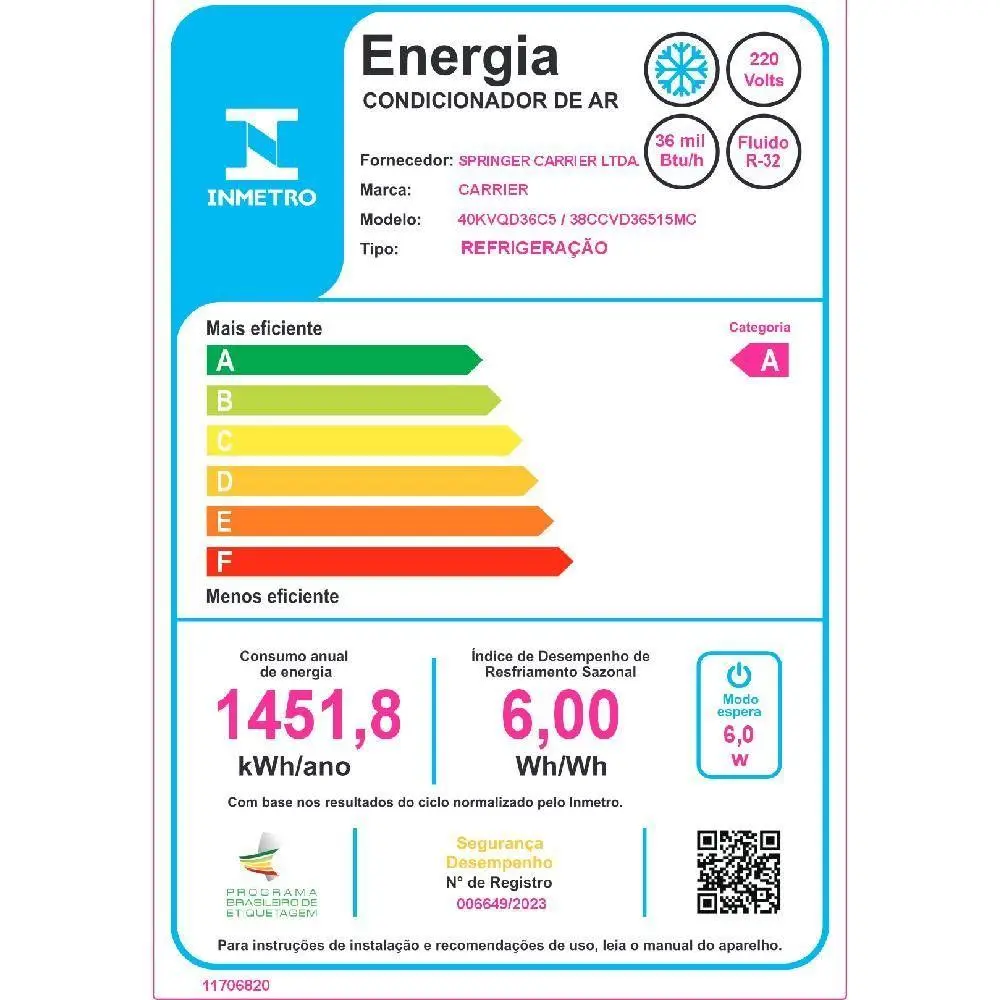 Ar Condicionado Split Cassete Carrier 4 Vias 36000 BTUs Quente e Frio Inverter 220V Monofásico 38CQVD36515MC