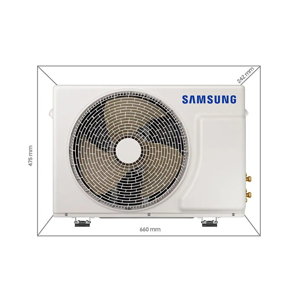 Ar-condicionado Split Inverter Samsung WindFree Connect Sem Vento 9.000 BTUS Frio 220V AR09CVFAMWKNAZ