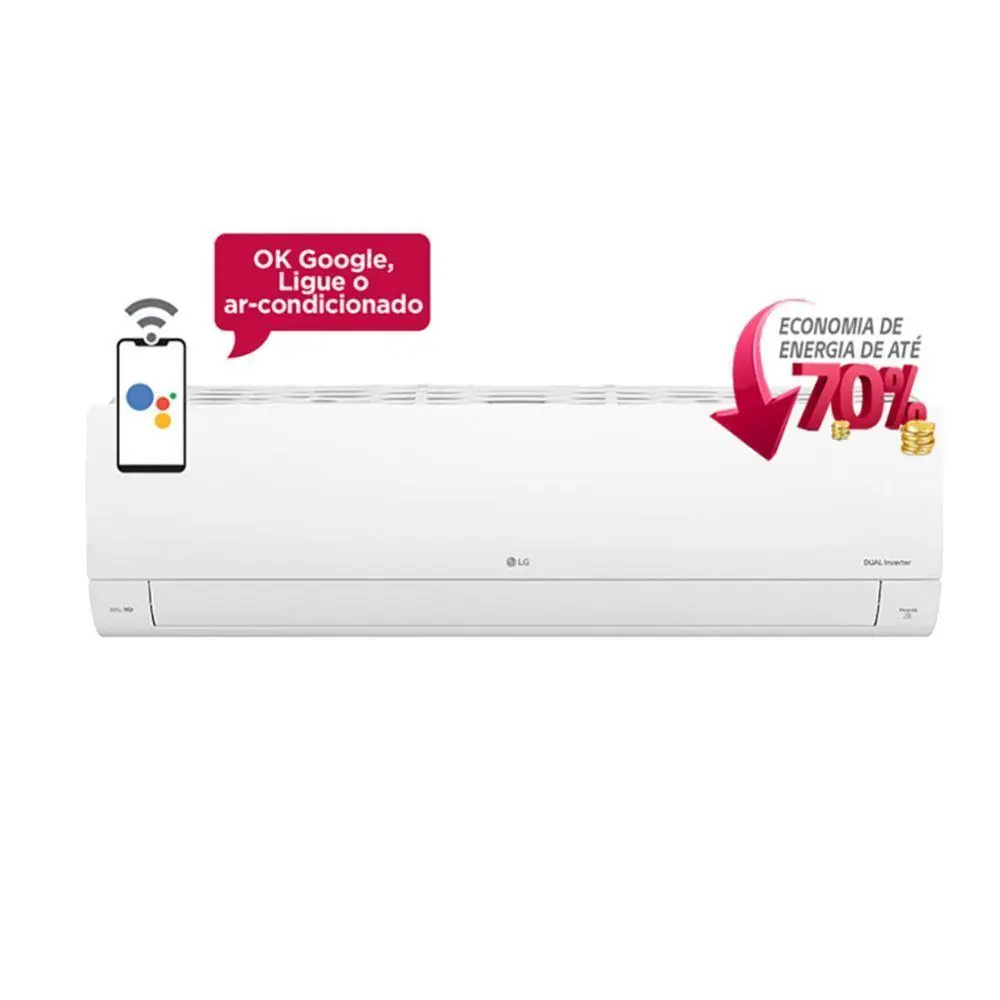 Ar Condicionado LG Dual Inverter Voice 36000 BTUs 220V Quente e Frio S4-W36R43FB.EB2GAM1